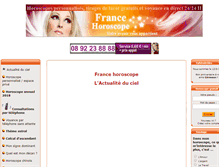 Tablet Screenshot of france-horoscope.com